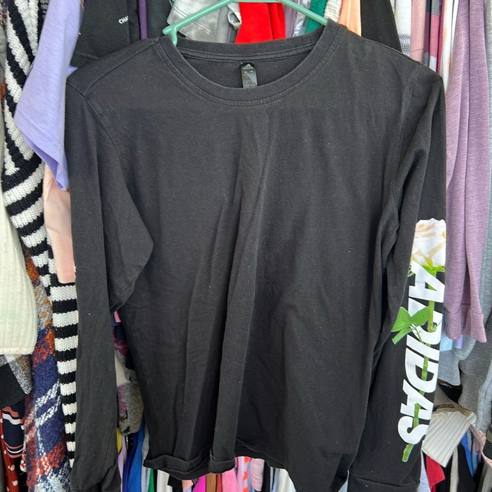 Black Long Sleeve Addias